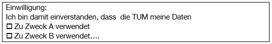 positive Einwilligung positive Einwilligung